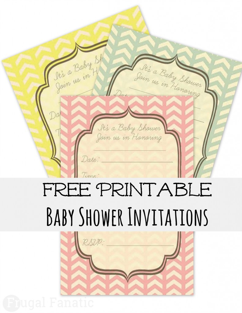 Free Baby Shower Invites - Frugal Fanatic - Baby Invitations Printable Free