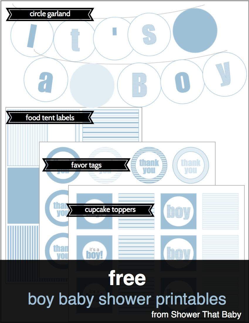 Free Baby Shower Printables | Shower That Baby - Free Printable Baby Shower Label Templates