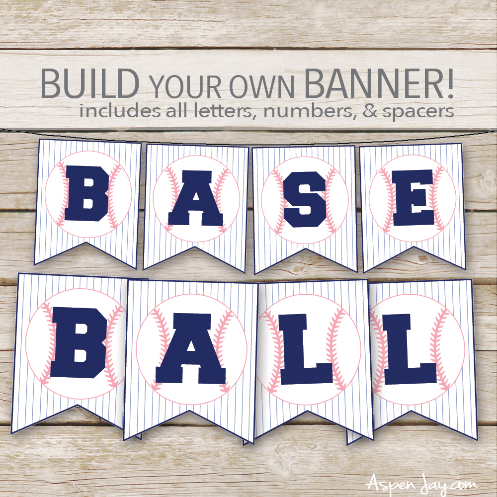 Free Baseball Concessions Banner - Aspen Jay - Free Concessions Printable