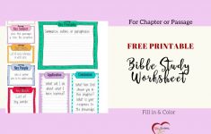 Free Printable Bible Study Lessons Genesis