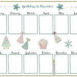 Free Birthday Calendar | Birthday Calendar | Pinterest | Birthday   Free Printable Birthday Graph