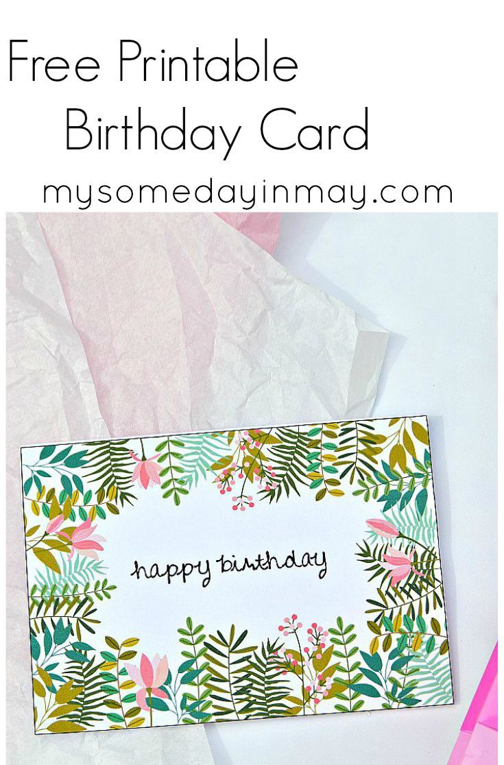 Free Birthday Card | Birthday Ideas | Free Printable Birthday Cards - Free Printable Birthday Cards For Her