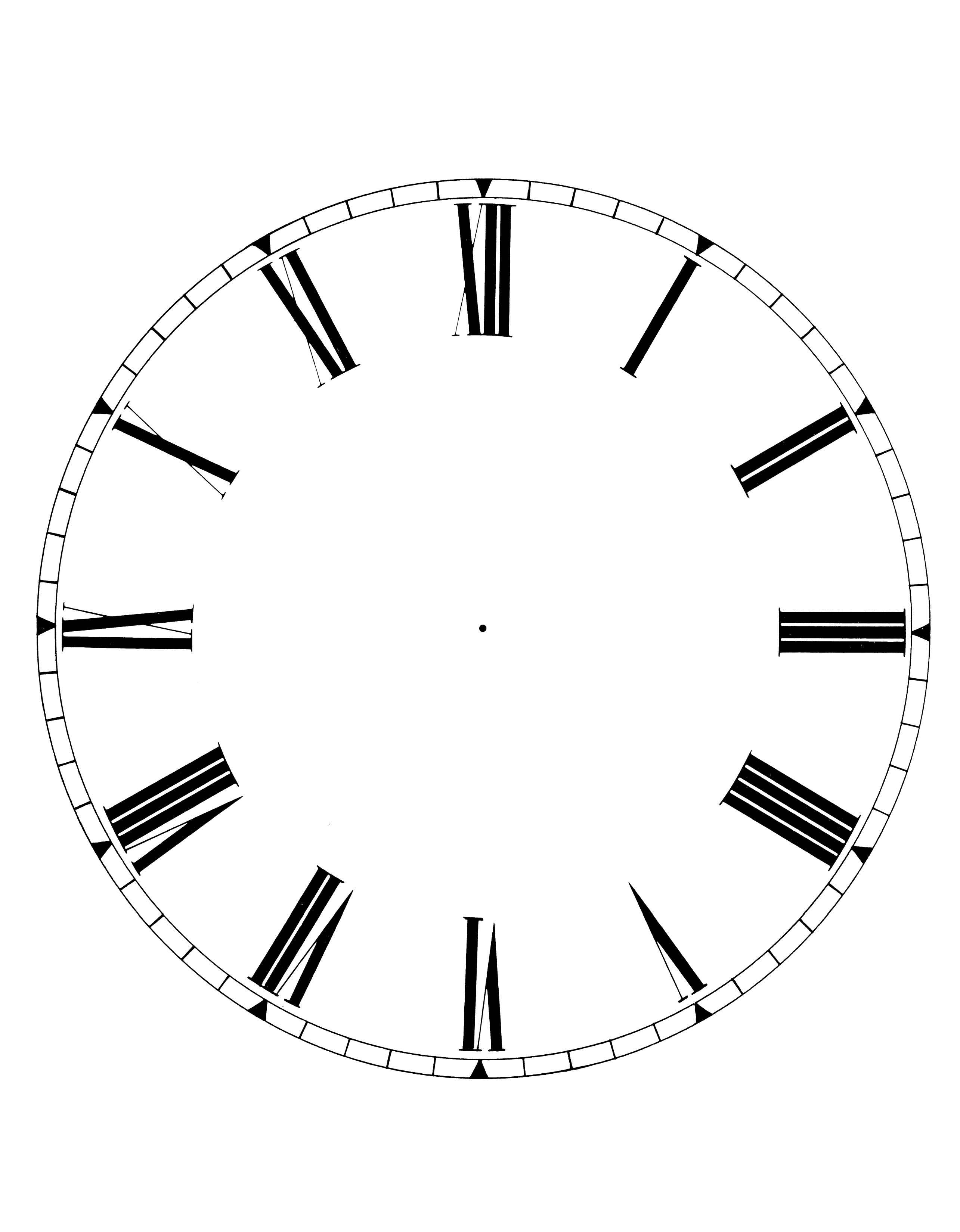 Free Blank Clock Face Printable, Download Free Clip Art, Free Clip - Free Printable Clock Faces