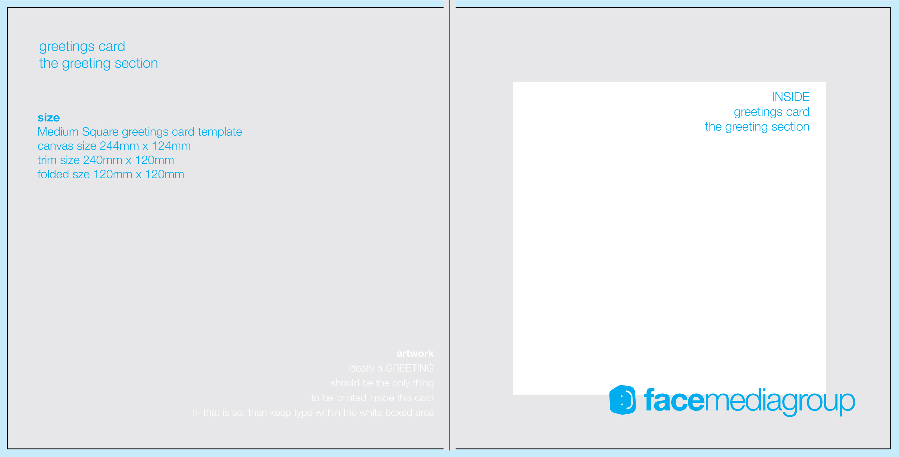 Free Blank Greetings Card Artwork Templates For Download | Face - Free Printable Blank Greeting Card Templates