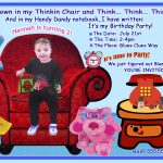 Free Blues Clues Birthday Invitations Ideas | Bagvania Invitation   Blue&#039;s Clues Invitations Free Printable