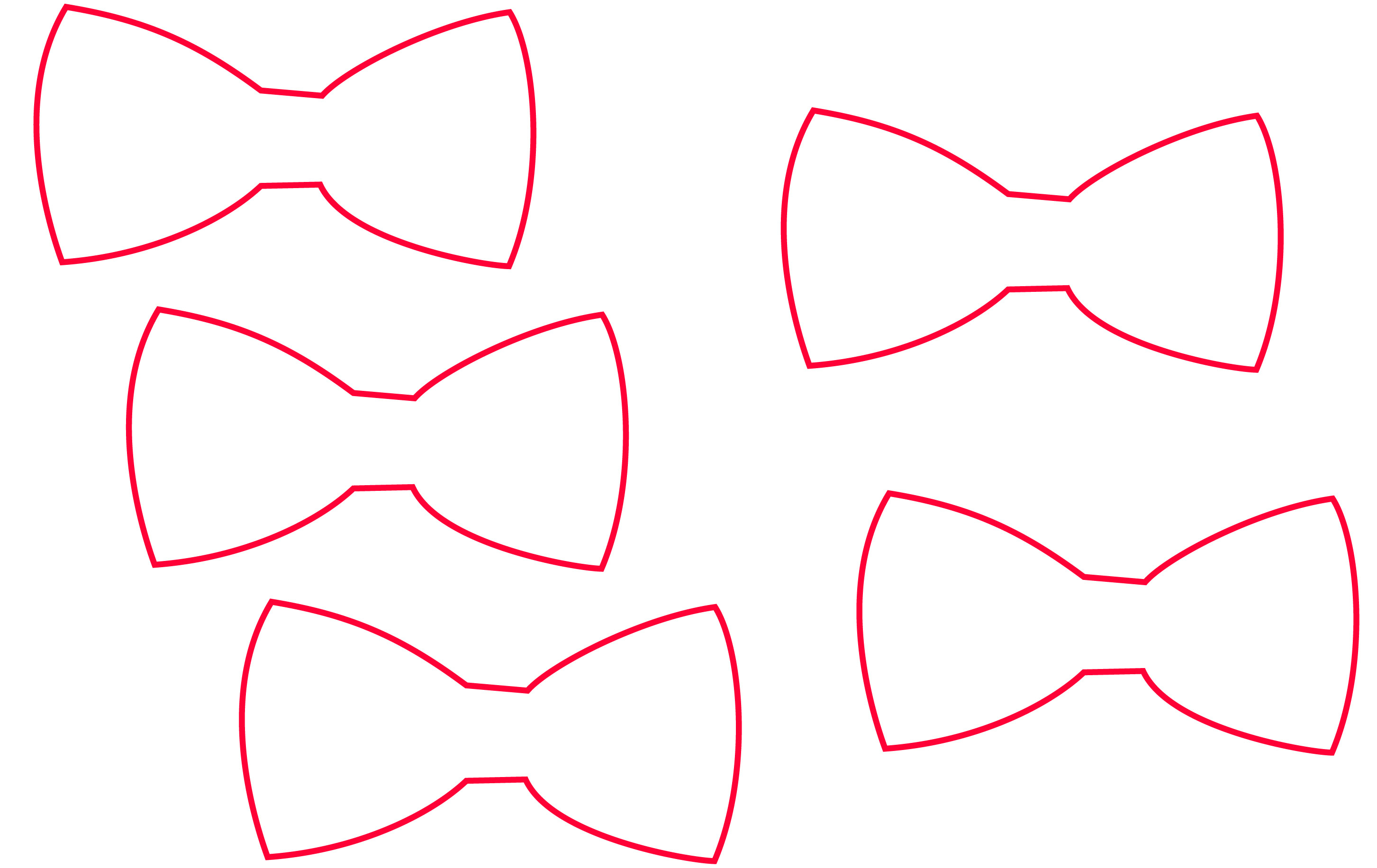 Free Bow Tie Template, Download Free Clip Art, Free Clip Art On - Free Bow Tie Template Printable