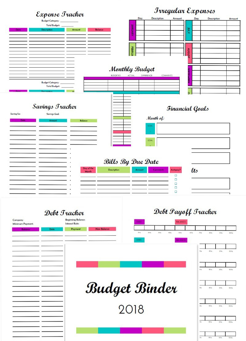 Free Budget Binder: 20+ Budgeting Printables To Transform Your - Free Printable Budget Binder Worksheets