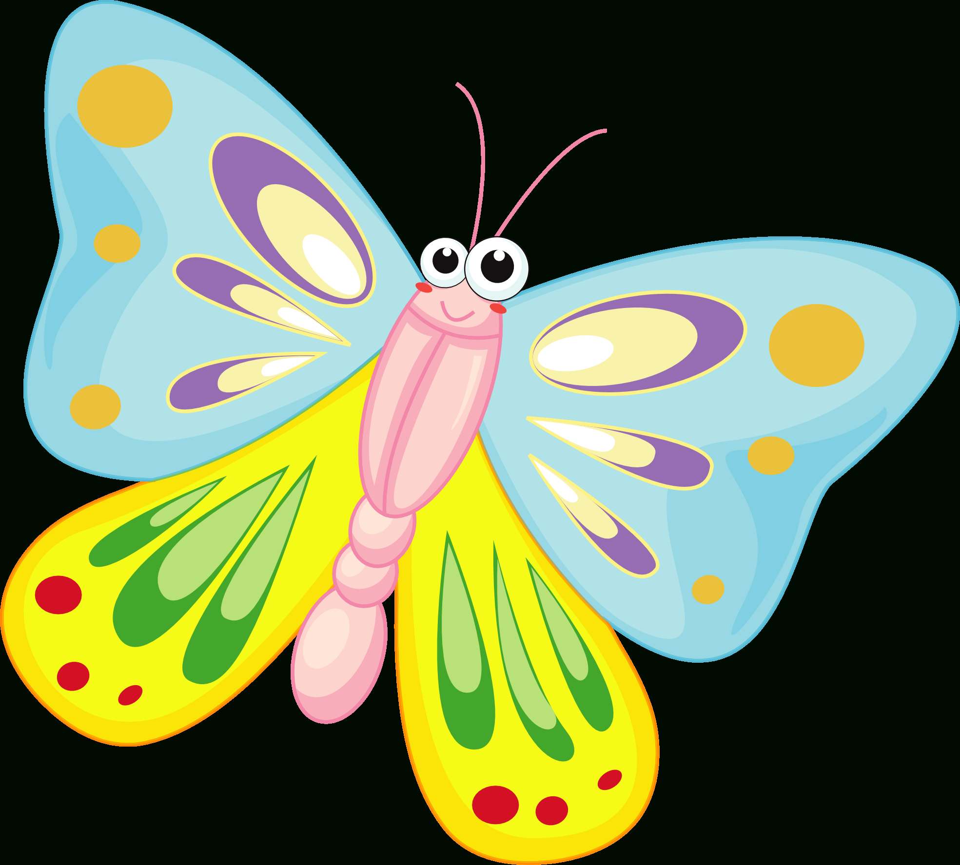 Free Butterfly Cartoon, Download Free Clip Art, Free Clip Art On - Free Printable Butterfly Clipart