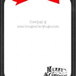 Free Christmas Borders And Frames   Free Printable Christmas Border Paper