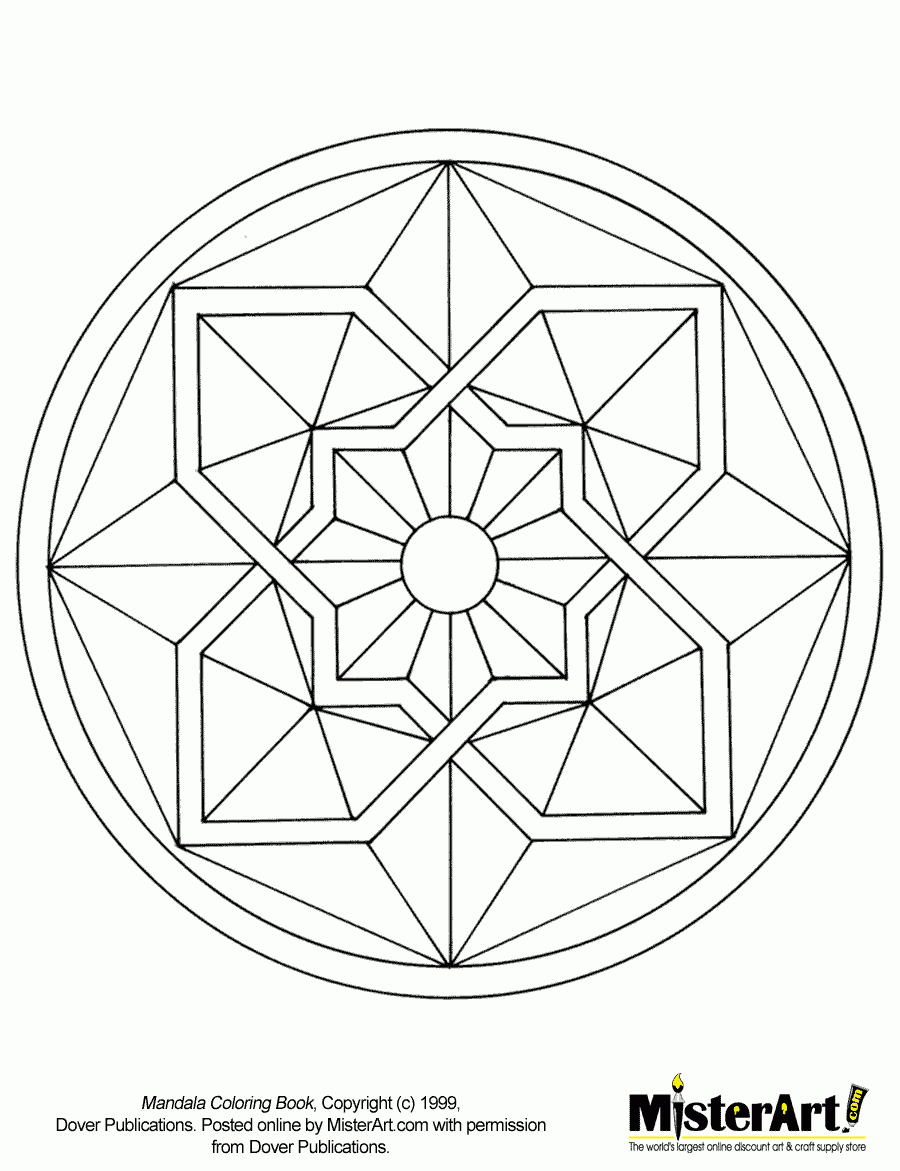 Free Coloring Page: Mandala Coloring Book, Download Free Crafts For - Free Printable Mandala Patterns