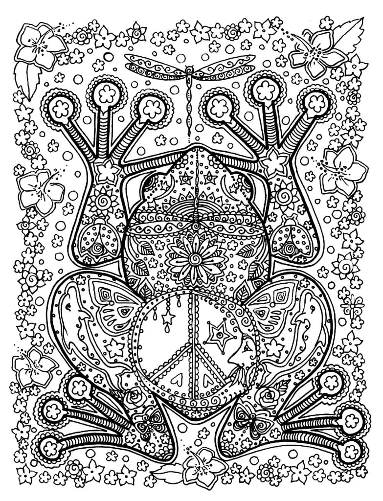 Free Coloring Pages For Adults | Popsugar Smart Living - Free Printable Coloring Cards For Adults