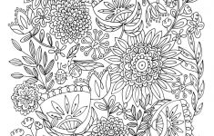 Free Printable Flower Coloring Pages For Adults