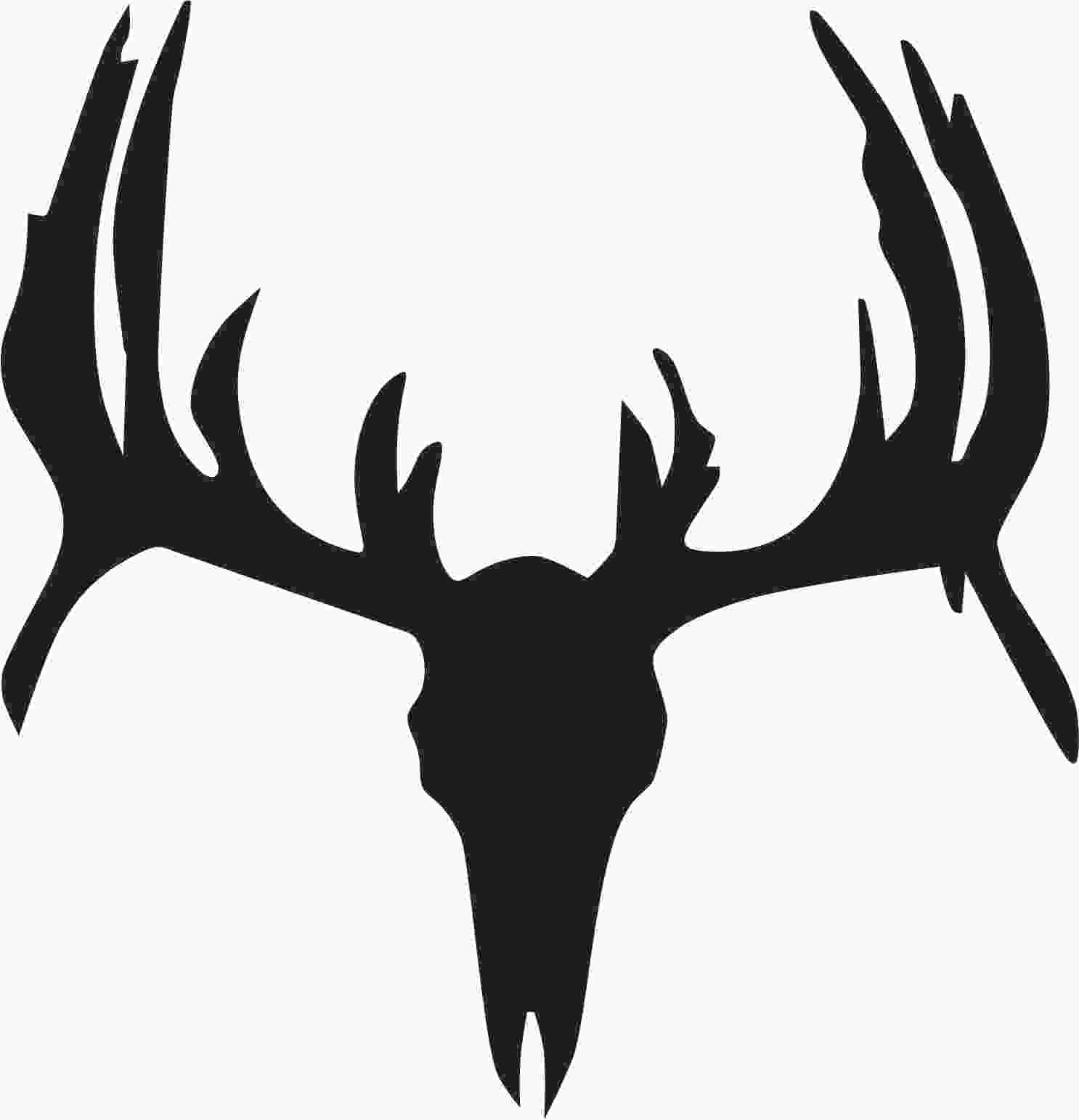 free printable deer pumpkin stencils