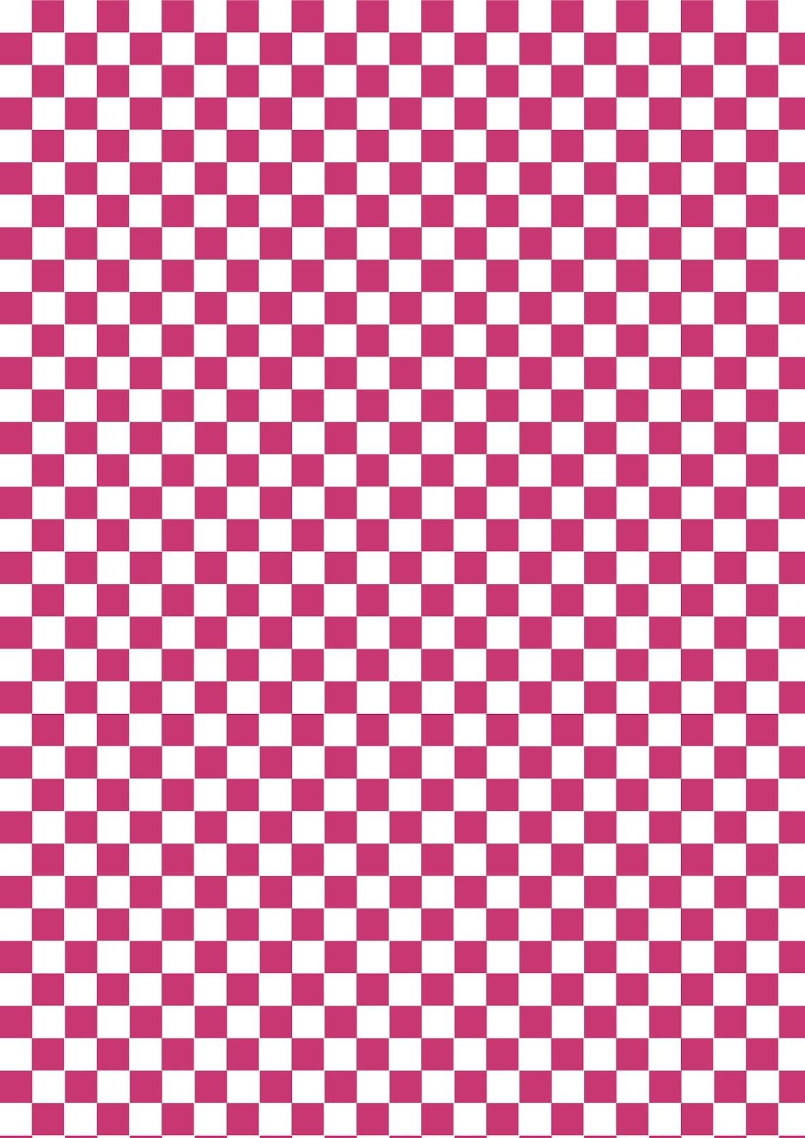 Free Digital Checkered Scrapbooking Paper: Bluish-Red And White - Free Printable Pattern Paper Sheets