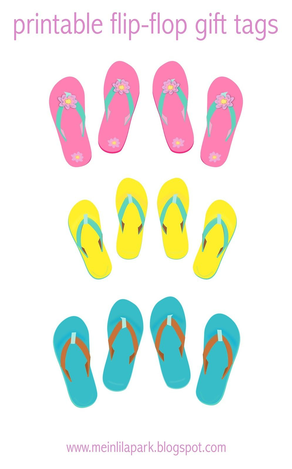 Free Digital Flip-Flops Scrapbooking Paper - Ausdruckbares - Free Printable Flip Flop Pattern