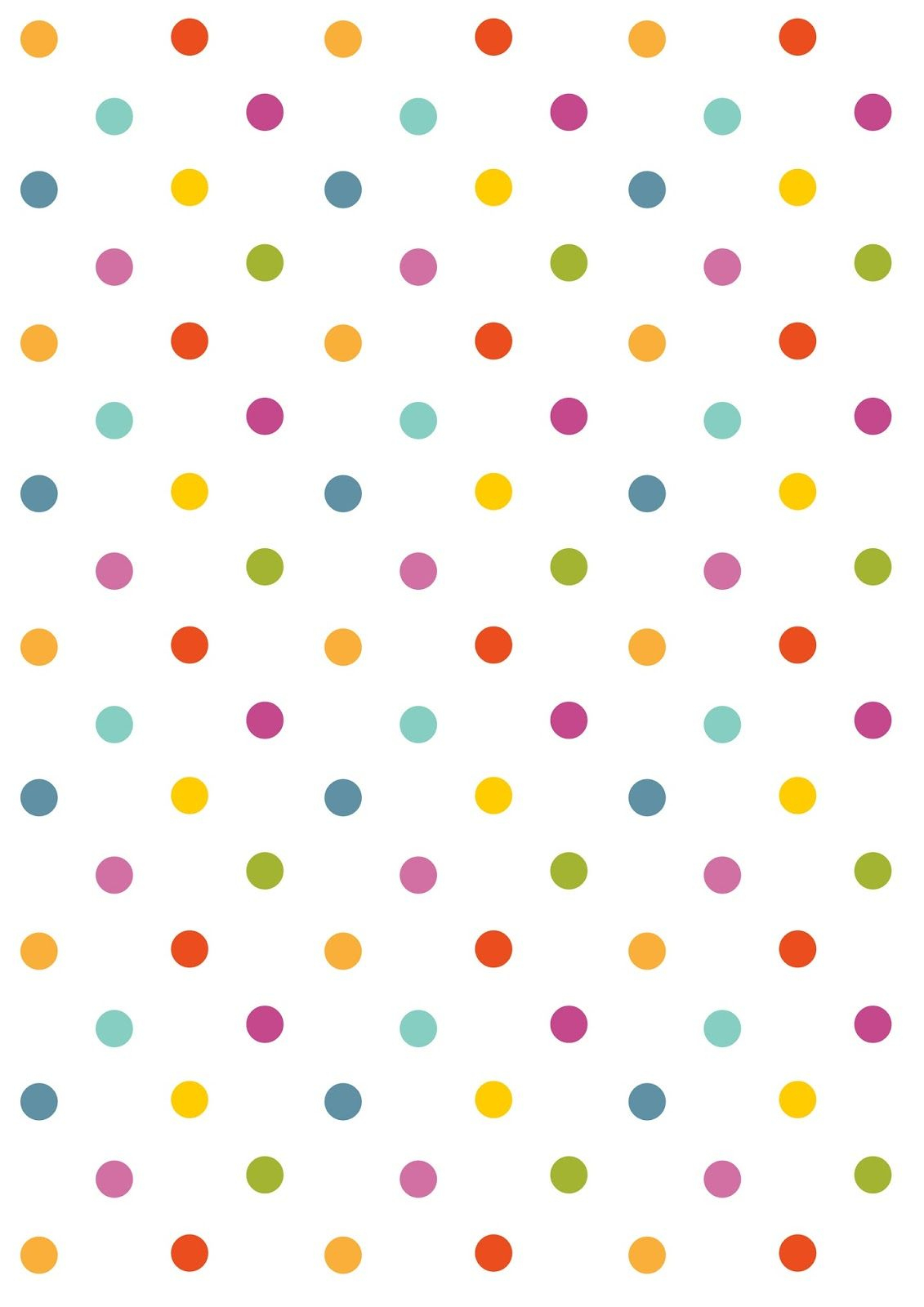 Free Digital Polka Dot Scrapbooking Paper - Ausdruckbares - Free Printable Pink Polka Dot Paper
