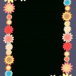Free Digital Scrapbooking Flower Frames – Colorful Flower Frame Png   Free Printable Frames For Scrapbooking