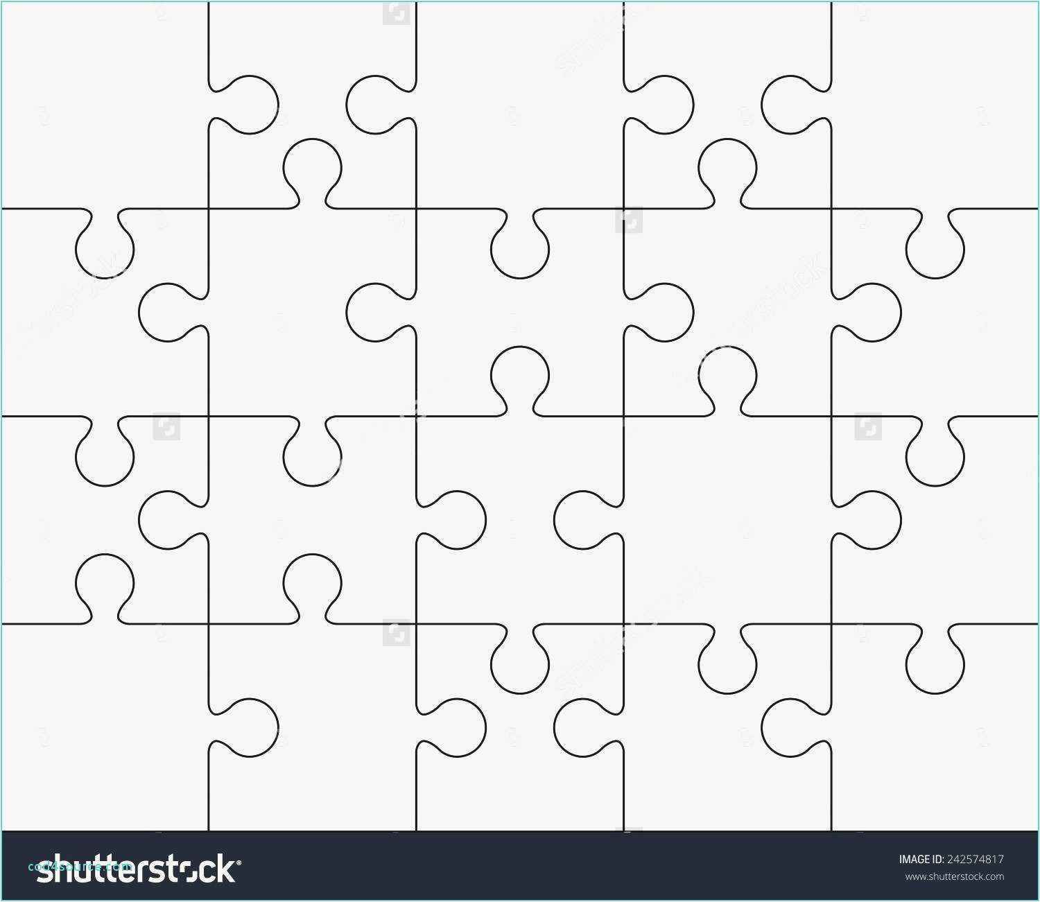 Free Download Puzzle Pieces Template Format 650*352 - Free Awesome - Jigsaw Puzzle Maker Free Printable