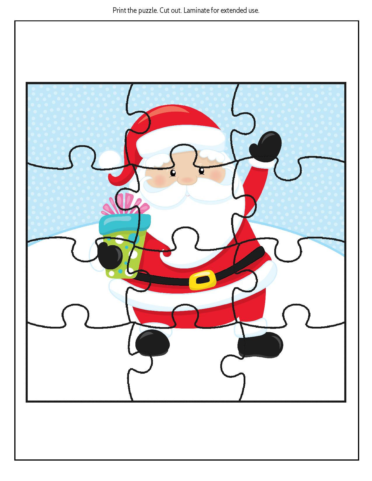 Free Educational Printable Christmas Puzzle Pack - Real And Quirky - Free Printable Christmas Puzzle Sheets