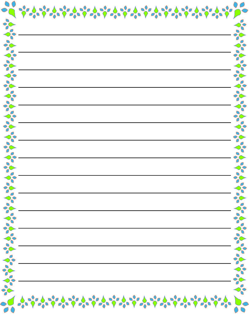 Free Free Printable Border Designs For Paper, Download Free Clip Art - Free Printable Binder Paper