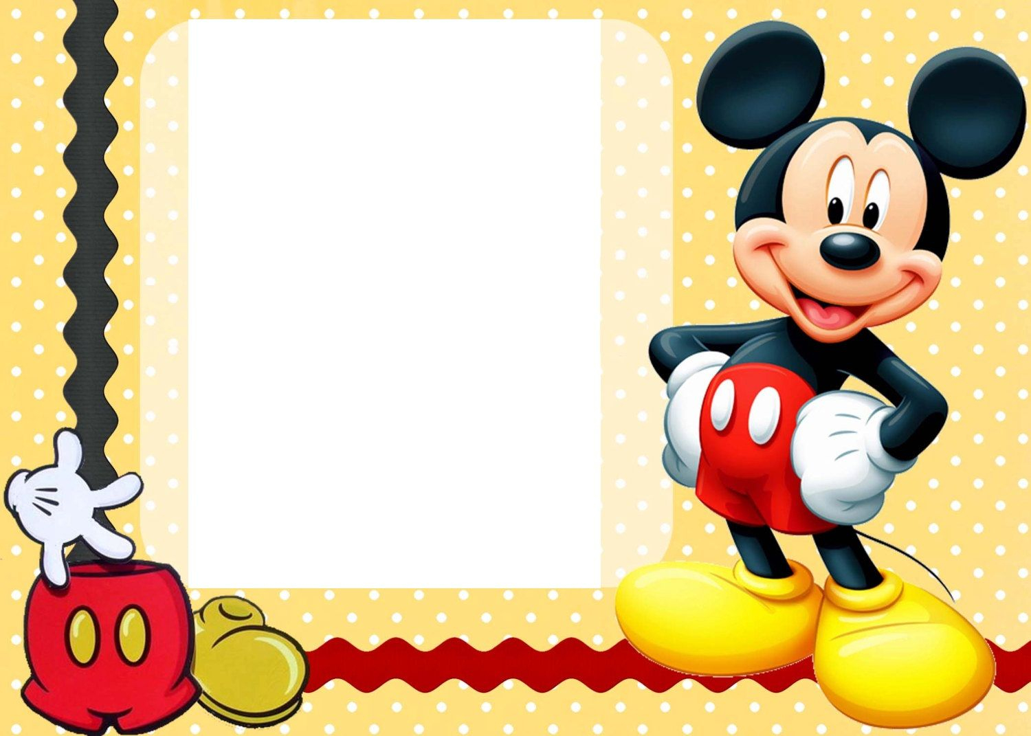Free Free Printable Custom Mickey Mouse Baby Shower Invitation - Free Printable Mickey Mouse Invitations