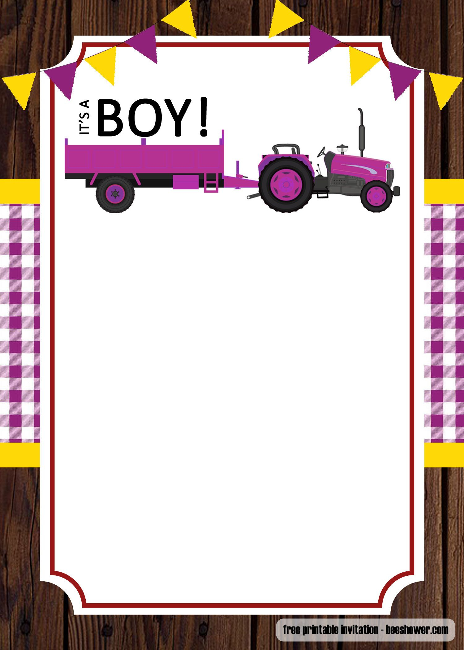 Free Free Printable John Deere Baby Shower Invitations Templates - Free Printable John Deere Baby Shower Invitations