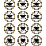 Free Graduation Themed Printable Cupcake Toppers | Grads | Pinterest   Free Printable Graduation Cupcake Toppers