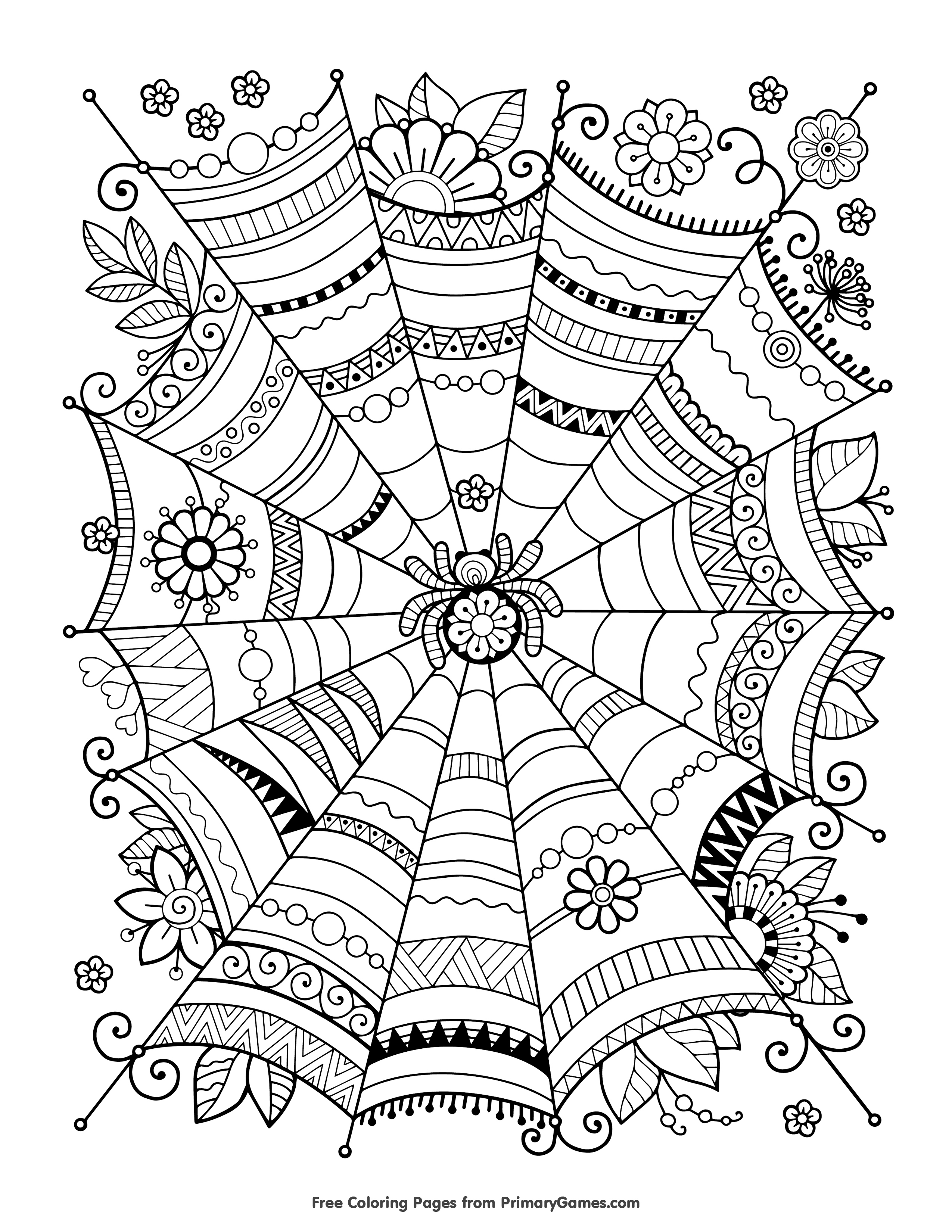 Free Halloween Coloring Pages For Adults &amp;amp; Kids - Happiness Is Homemade - Free Printable Halloween Coloring Pages