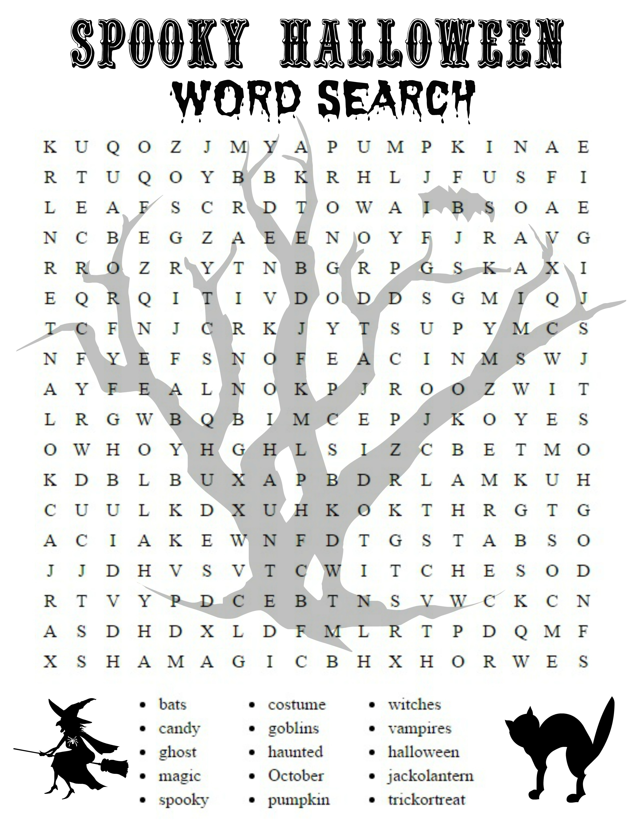 Free Halloween Printable Activities Halloween Word Search - Free Printable French Halloween Worksheets