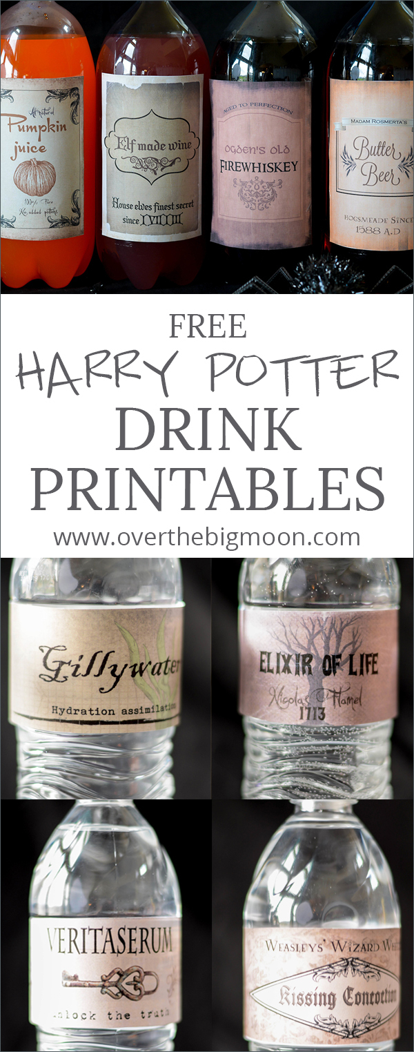 Free Harry Potter Drink Printables - Free Printable Butterbeer Labels