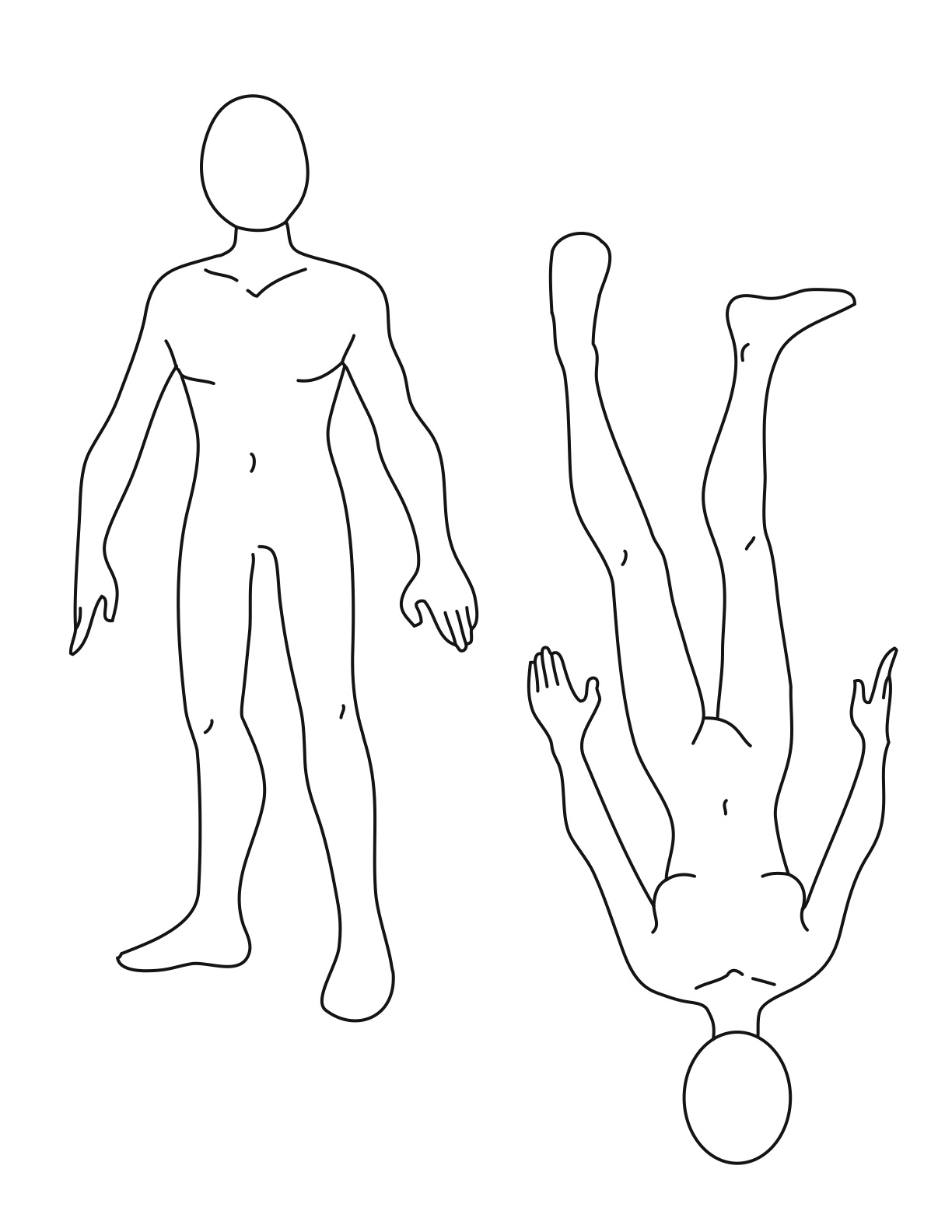 Free Human Body Outline Printable, Download Free Clip Art, Free Clip - Free Printable Human Body Template