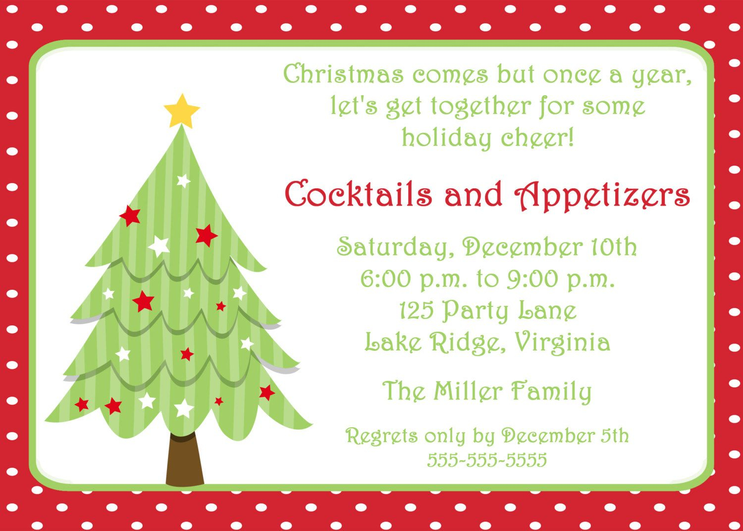 Free Invitations Templates Free | Free Christmas Invitation - Christmas Party Invitation Templates Free Printable