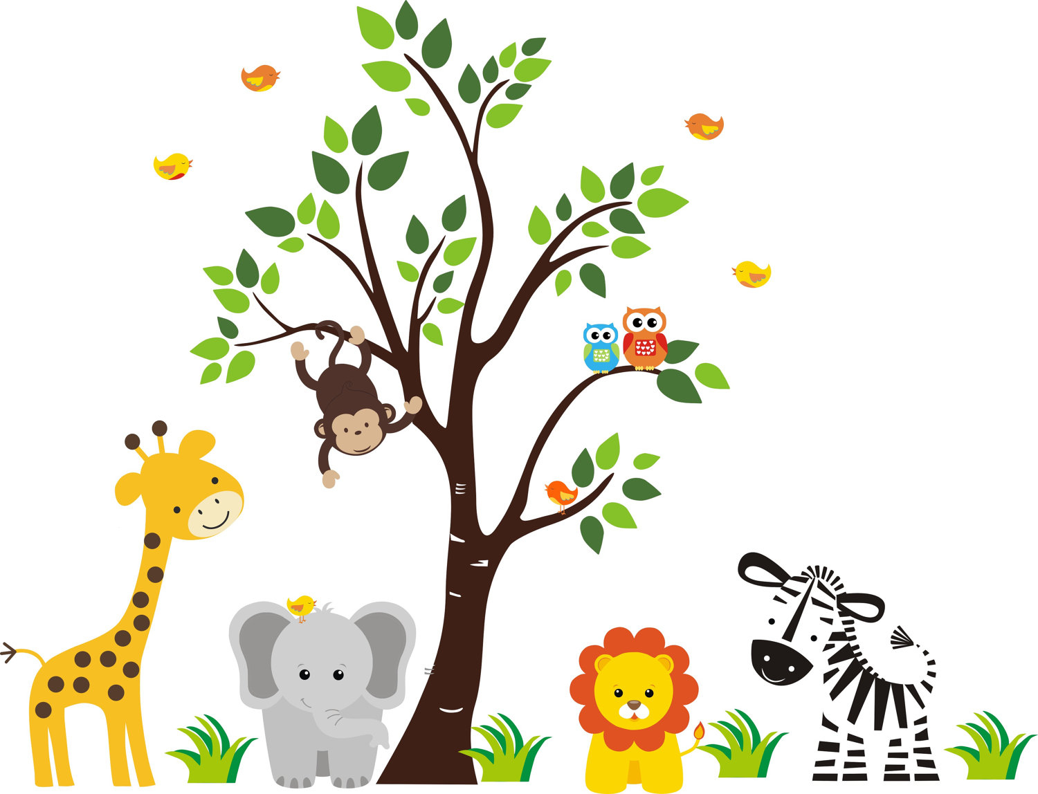 Free Jungle Animals, Download Free Clip Art, Free Clip Art On - Free Printable Baby Jungle Animal Clipart