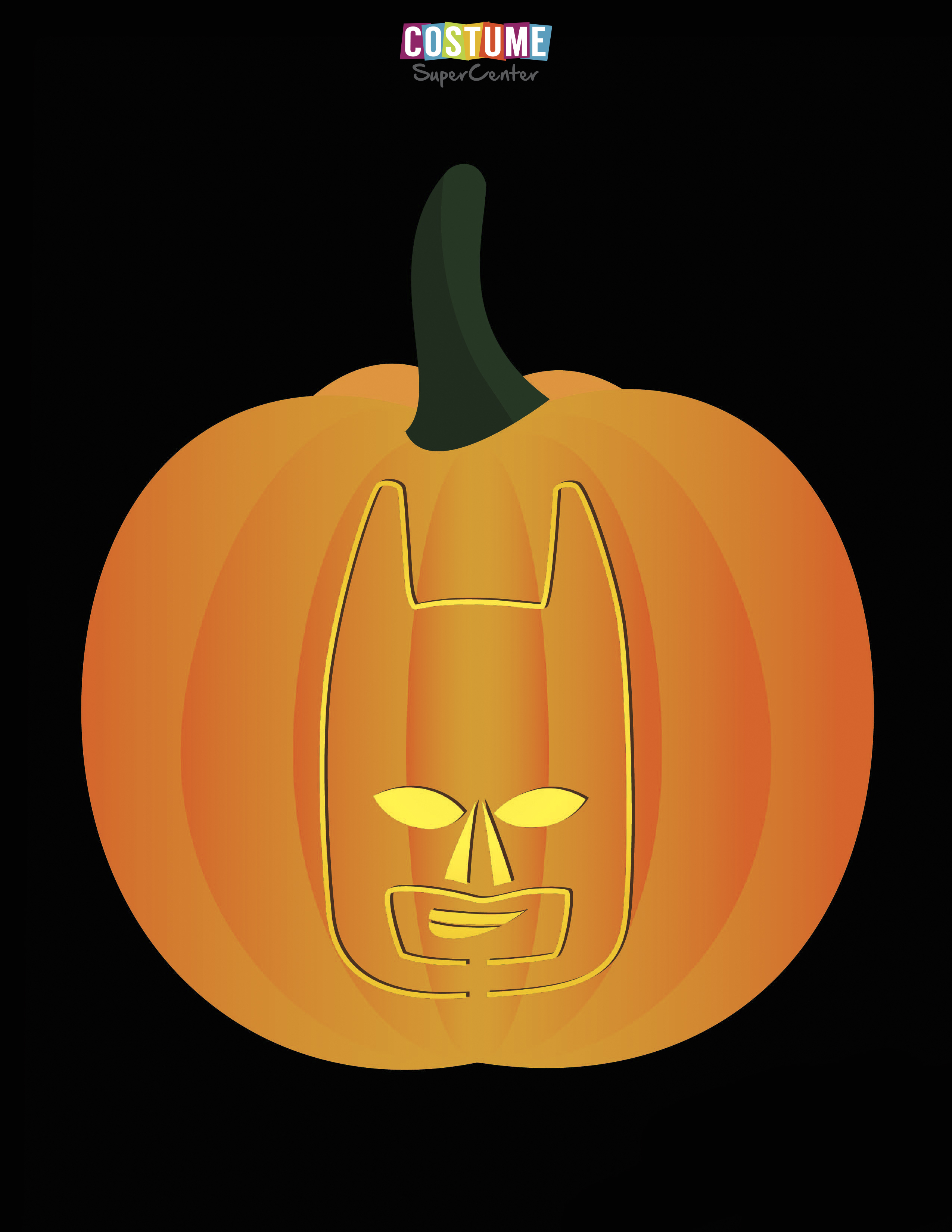 Free Lego Batman Pumpkin Carving Stencils | Costume Supercenter Blog - Superhero Pumpkin Stencils Free Printable