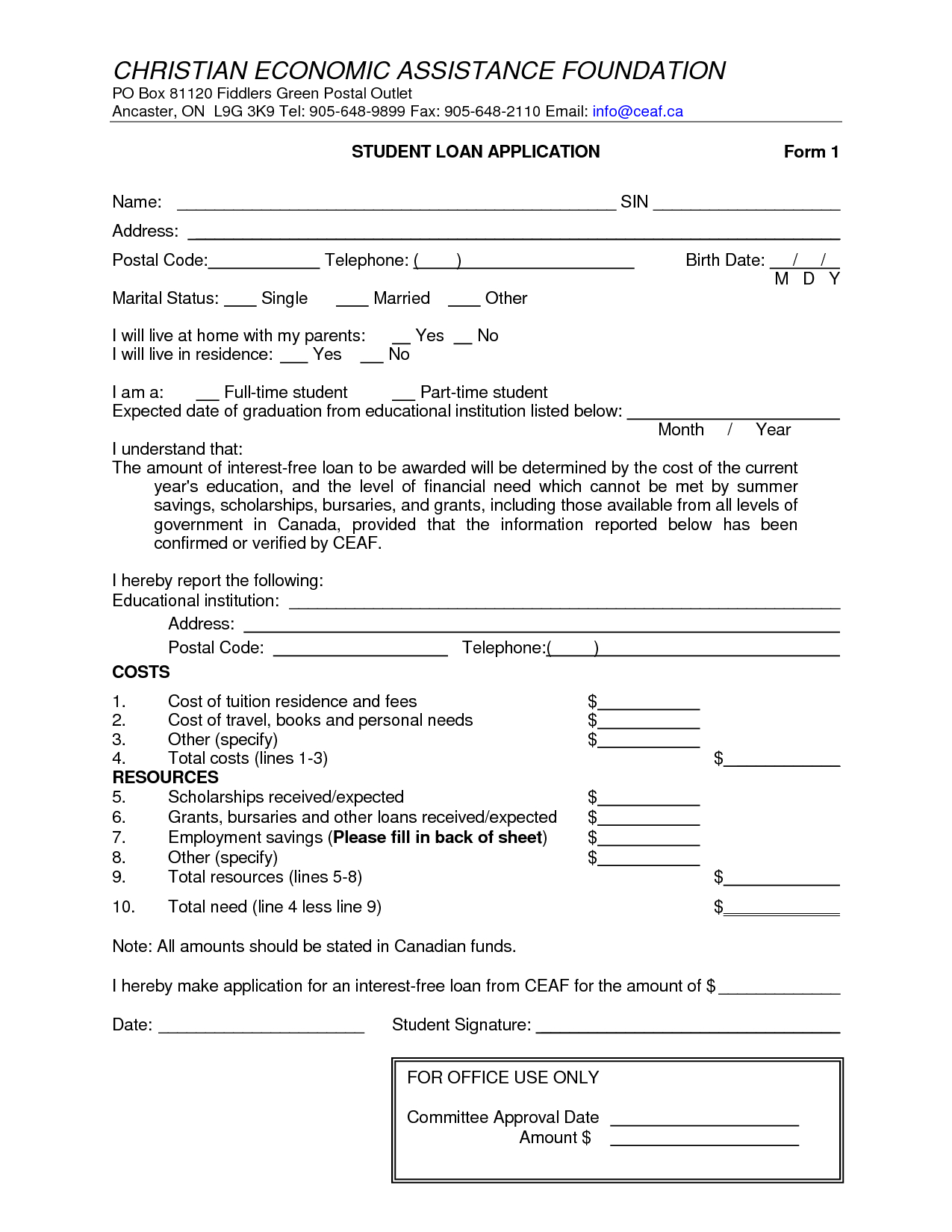 Free Loan Agreement Form Download - Payday Loans Available Online - Free Printable Personal Loan Forms