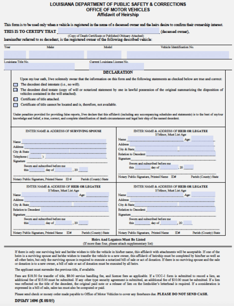 free printable divorce papers for louisiana