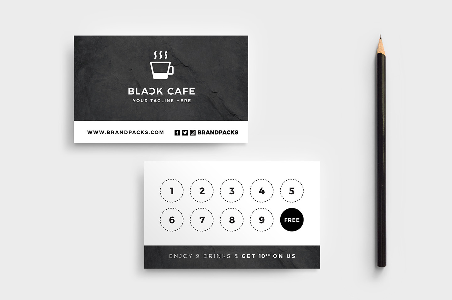 Free Loyalty Card Templates - Psd, Ai &amp;amp; Vector - Brandpacks - Free Printable Loyalty Card Template