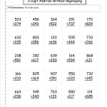 Free Math Worksheets And Printouts   Free Printable Math Worksheets Addition And Subtraction