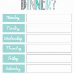 Free Meal Planning Printables … | Planning Life | Pinte…   Free Printable Menu