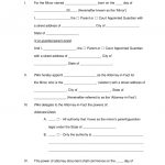 Free Minor (Child) Power Of Attorney Forms   Pdf | Word | Eforms   Free Printable Power Of Attorney Forms Online