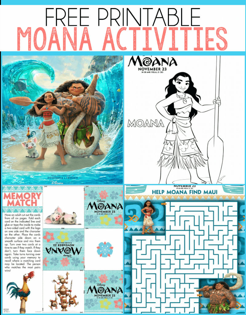 Free Moana Printables - Coloring Pages, Party Printables, And More - Free Printable Moana Banner