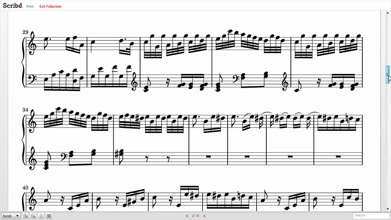 Free Music Sheet, Accompaniment For Für Elise, Beethoven (Piano - Free Printable Piano Sheet Music Fur Elise