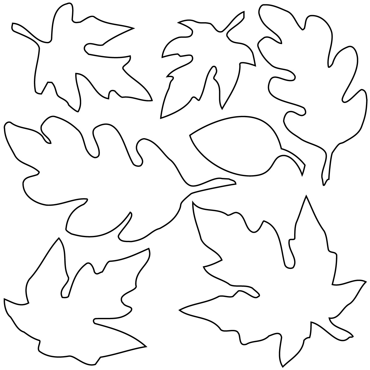 Free Oak Leaf Graphic, Download Free Clip Art, Free Clip Art On - Free Printable Oak Leaf Patterns