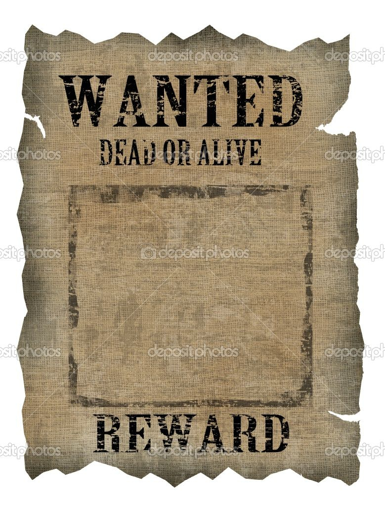 Free Old Western Wanted Posters | Vintage Wanted Poster | Stock - Wanted Poster Printable Free