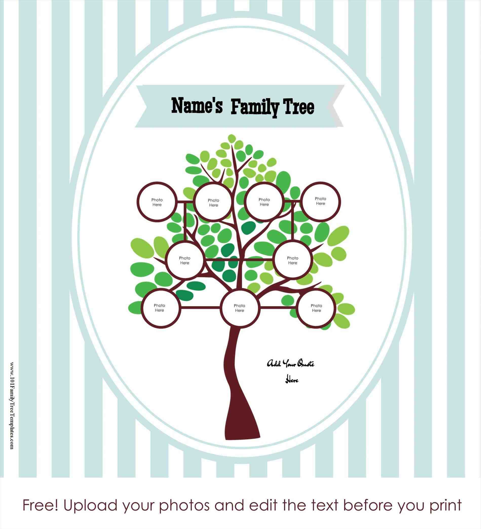 Free-Online-Family-Tree-Template-Tree-Maker-Templates - Family Tree Maker Free Printable