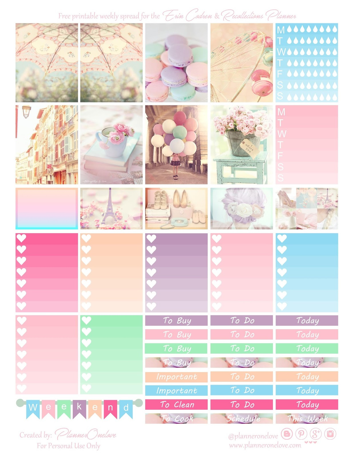 Free Paris Inspired Printable Sticker Spread For Erin Condren - Printable Erin Condren Stickers Free