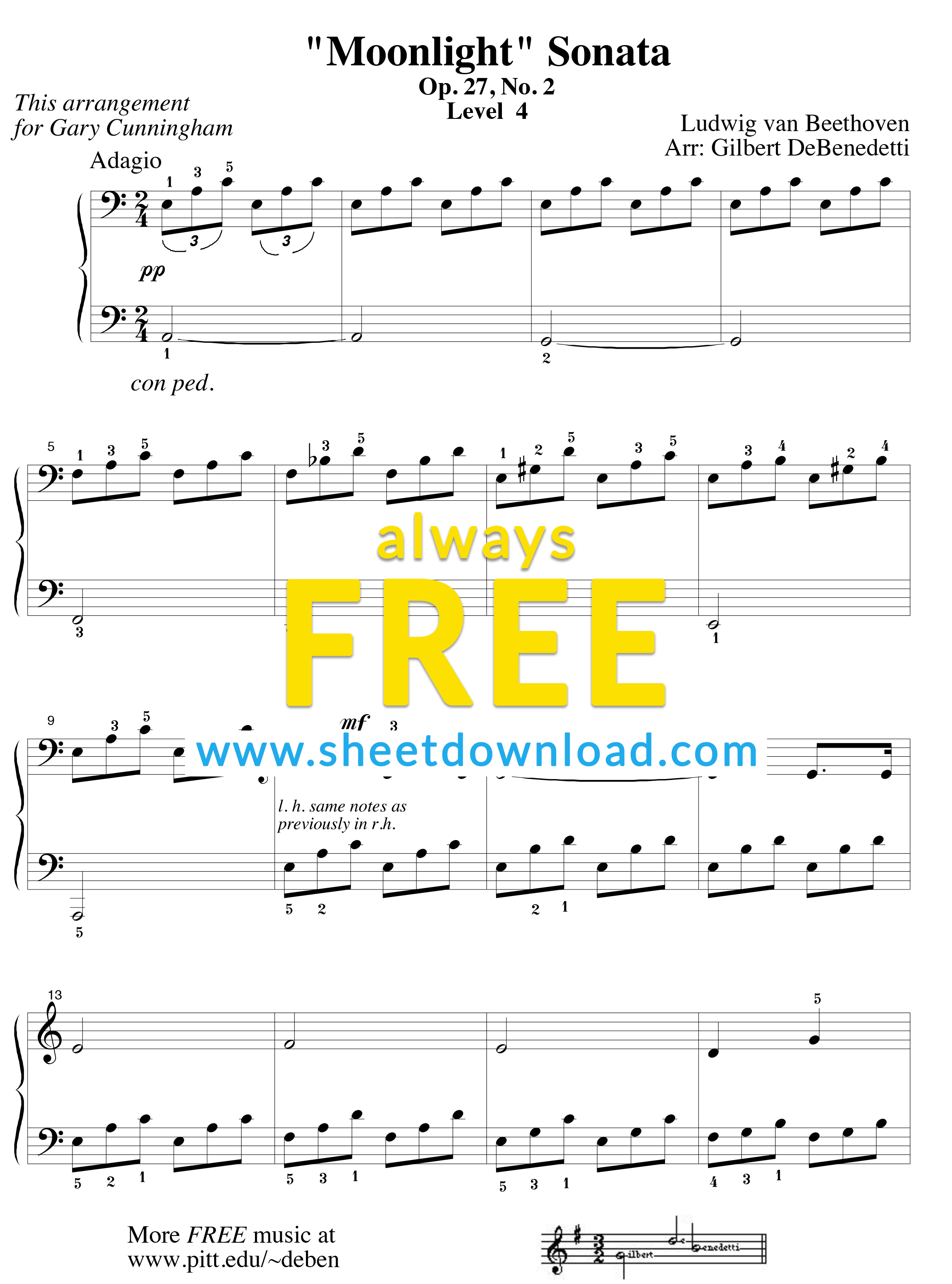 Free Piano Sheet Music To Download And Print - High Quality Pdfs - Free Printable Classical Sheet Music For Piano