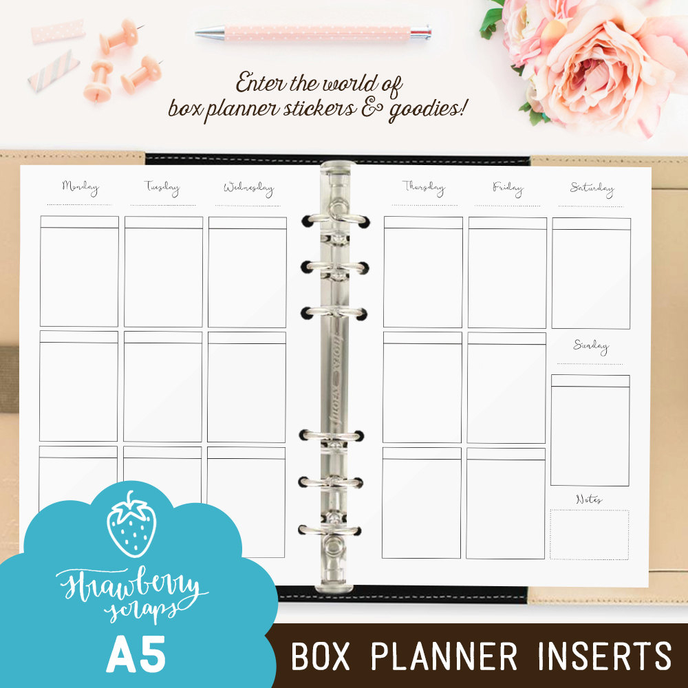 Free Planner Refills Printable | Ellipsis - Free Planner Refills Printable