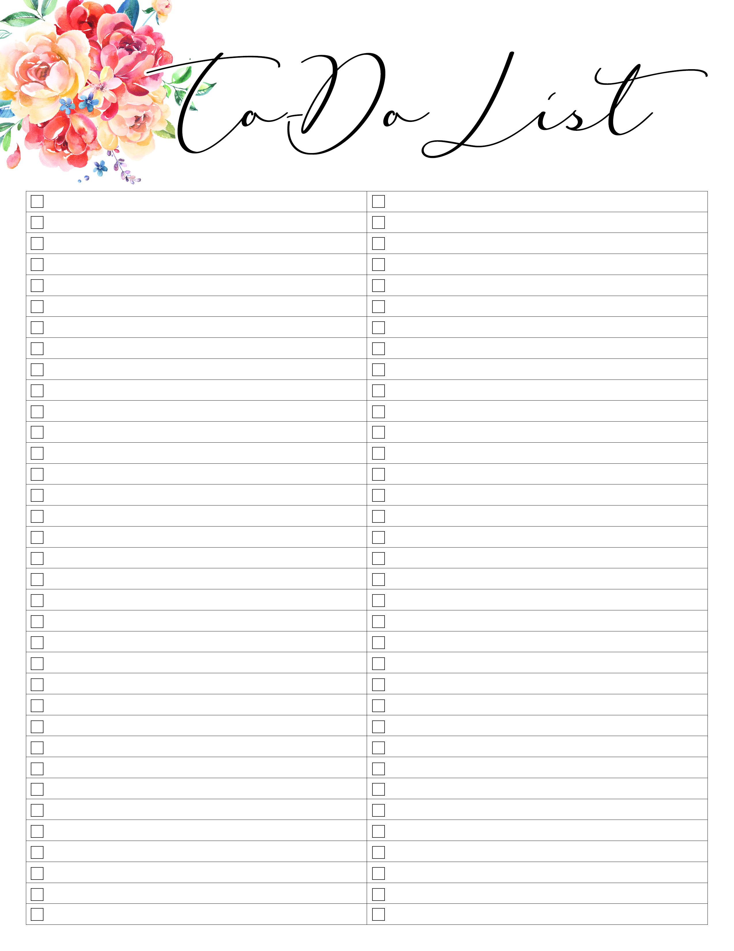 Free Printable 2019 Planner 50 Plus Printable Pages!!! - The Cottage - Free Printable To Do List Planner