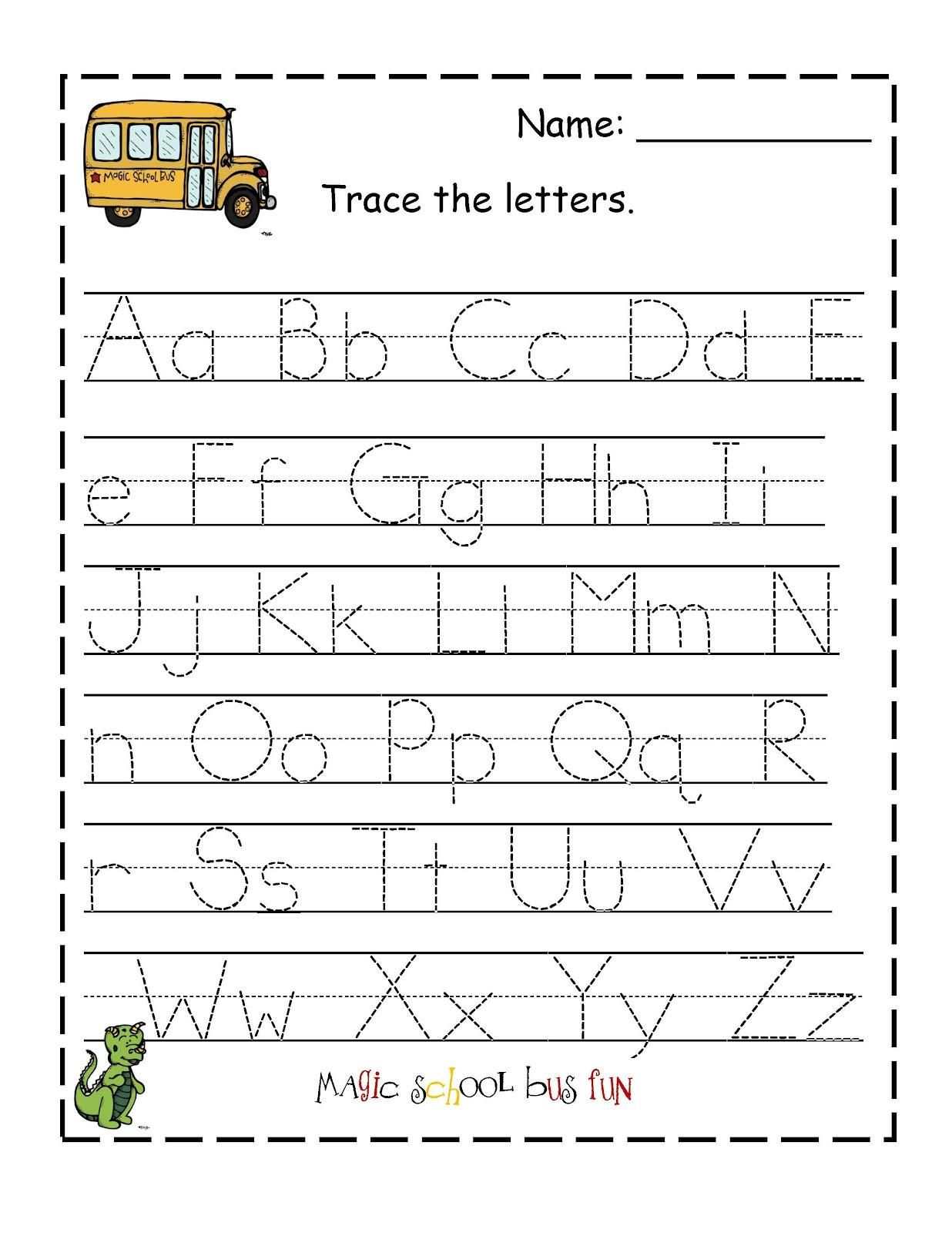 Free Printable Abc Tracing Worksheets #2 | Places To Visit - Free Printable Abc Worksheets